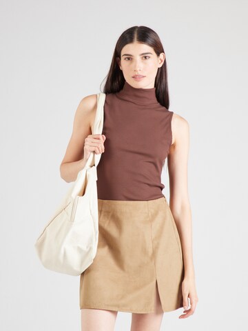 ABOUT YOU Top 'Juliette' in Brown: front