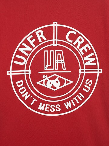 Unfair Athletics Sweatshirt 'DMWU BP' in Red