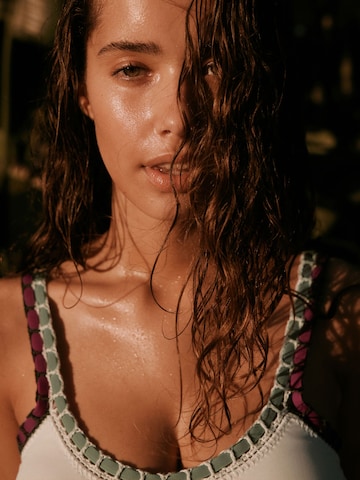 T-shirt Top per bikini di Next in bianco