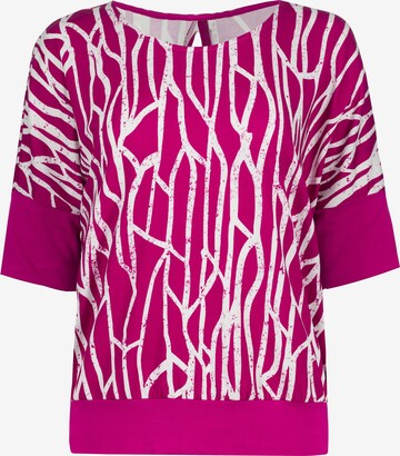 Gina Laura Shirt in Roze: voorkant