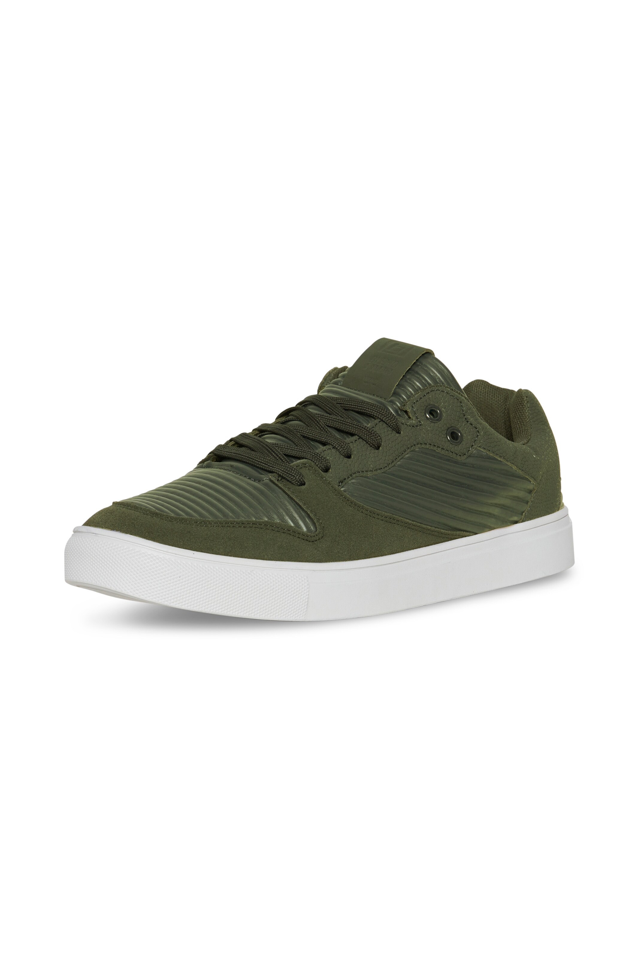 BLEND Platform trainers in Green: front