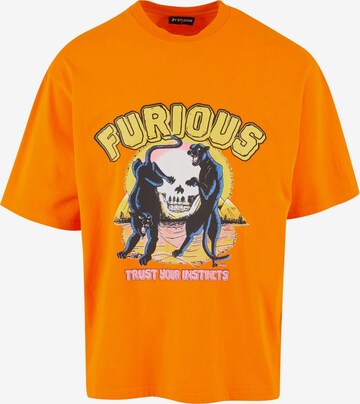 2Y Studios Shirt 'Furios' in Oranje: voorkant