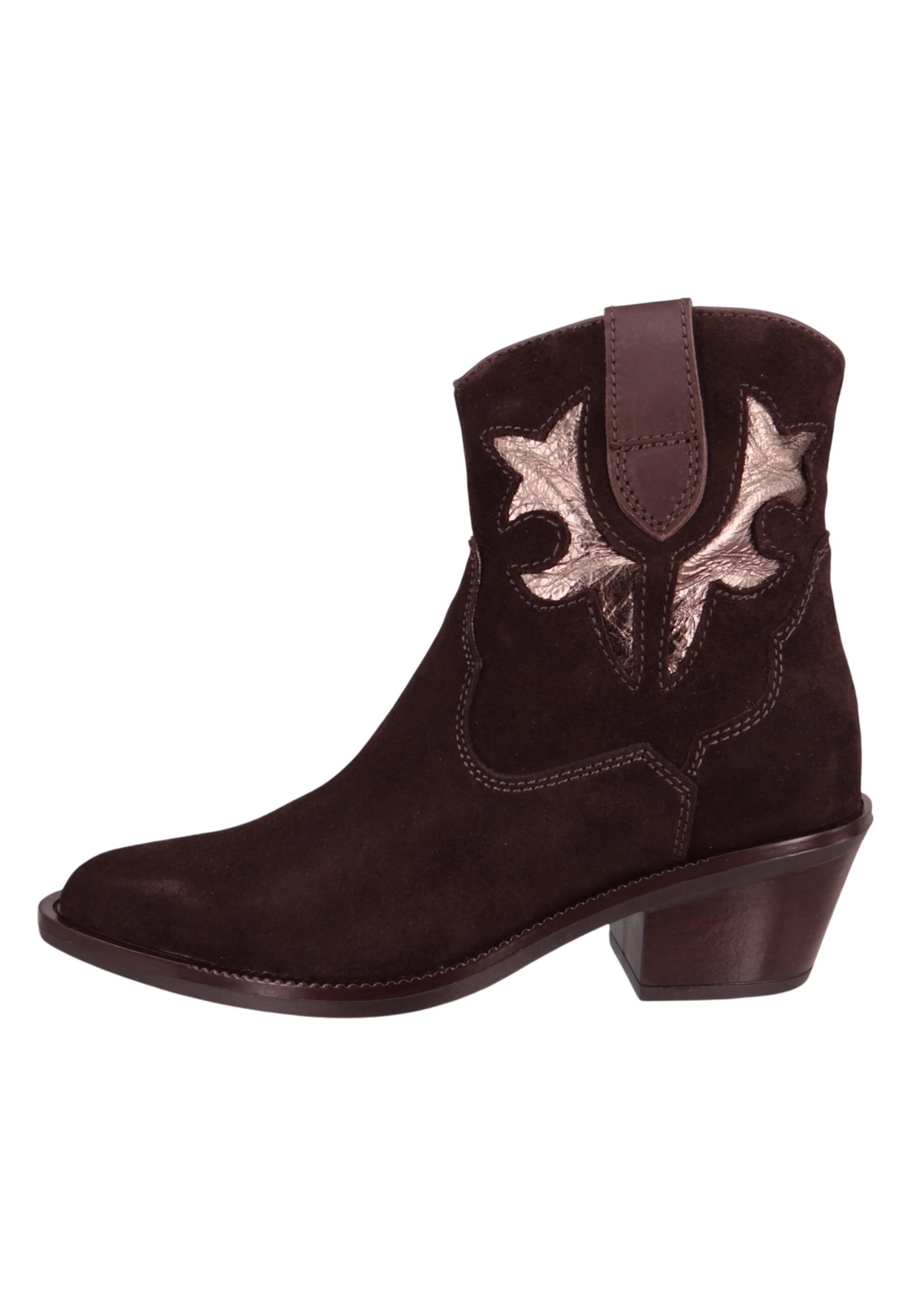Bottines 'Teresa Western' MJUS en marron : devant