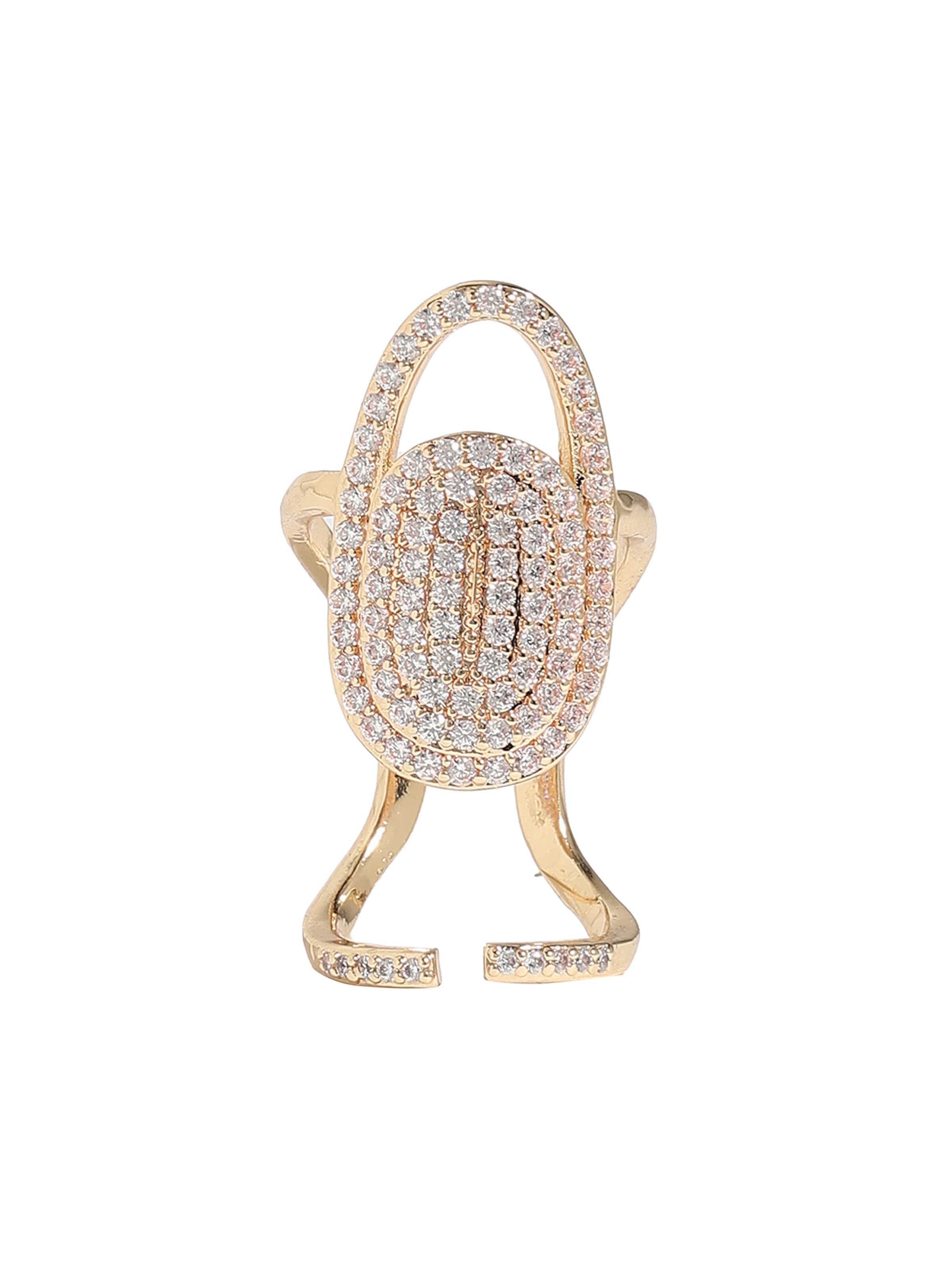 SOHI Prsten – zlatá: přední strana