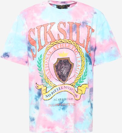 SikSilk Camiseta en aqua / amarillo / lila / rosé, Vista del producto