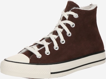 CONVERSE Korkeavartiset tennarit 'CTAS' värissä ruskea: etupuoli