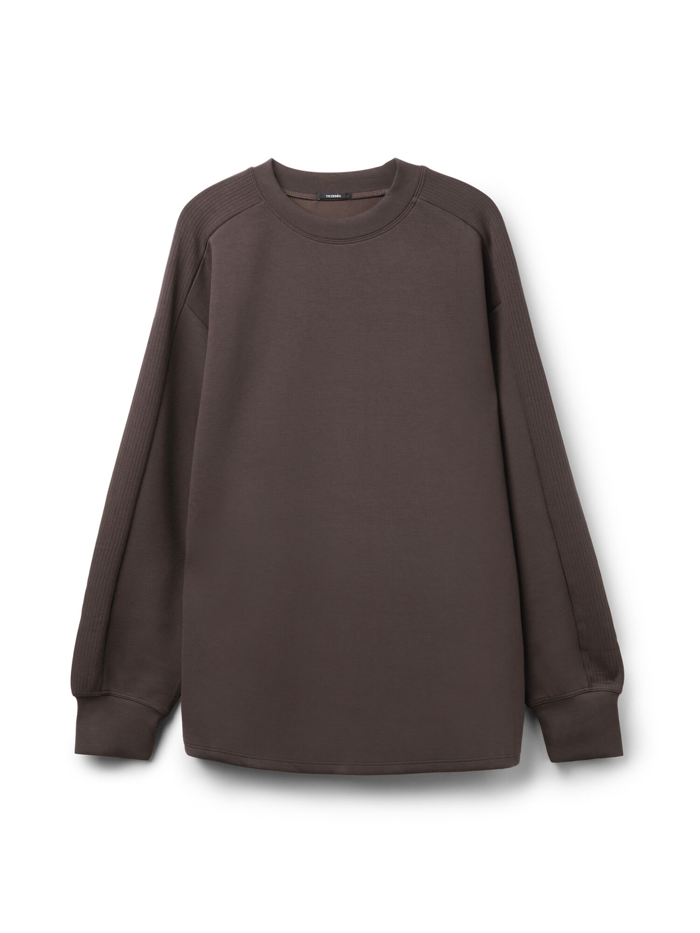 Tezenis Sweatshirt in Brown: front