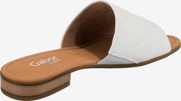 GABOR Pantofle – bílá