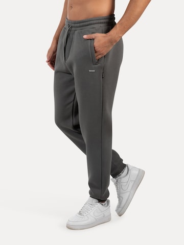Effilé Pantalon Smilodox en gris