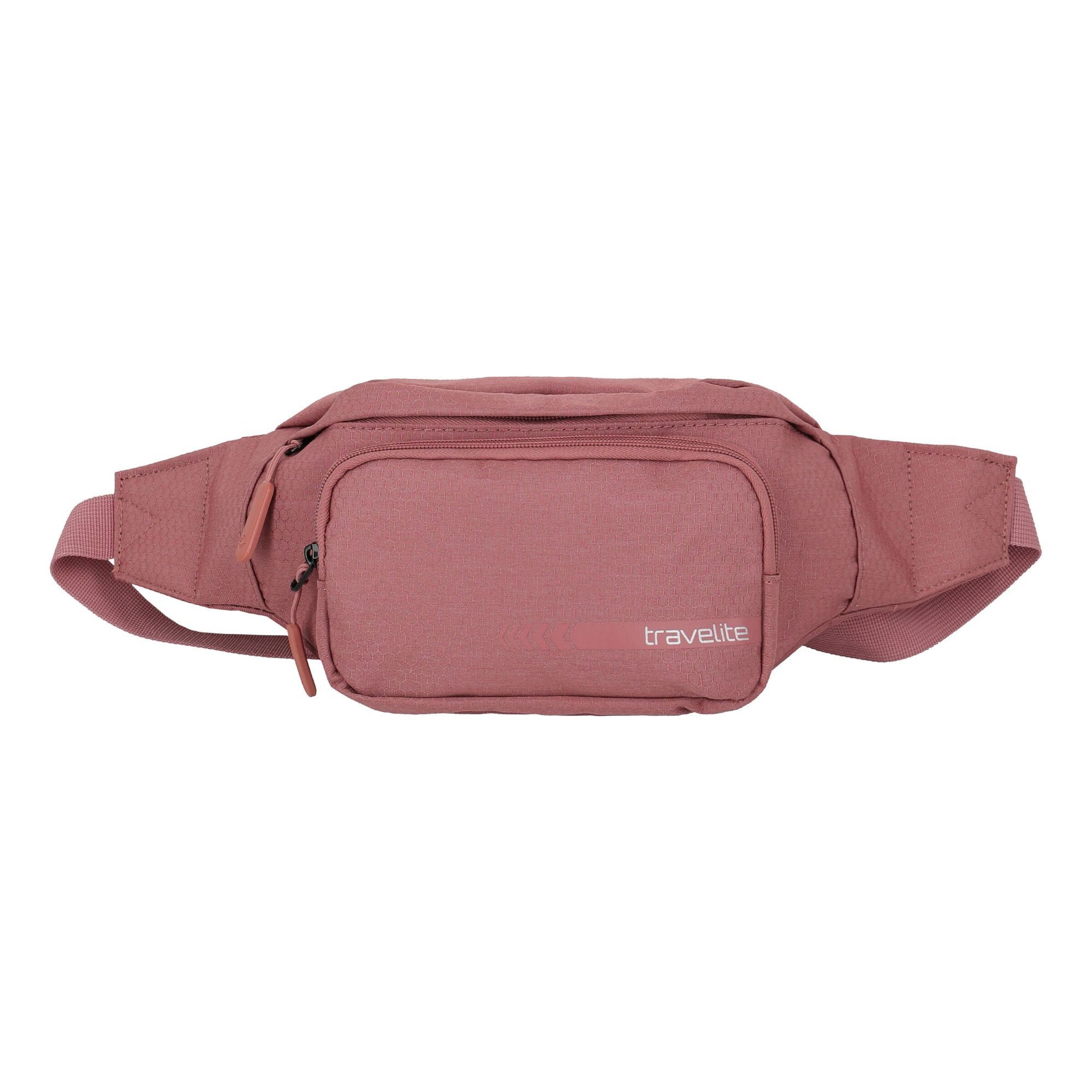 TRAVELITE Fanny Pack 'Kick Off ' in Pink: front