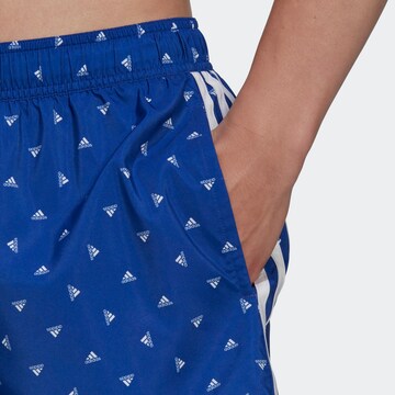 ADIDAS SPORTSWEAR Badeshorts 'Mini Logo Clx' in Blau | ABOUT YOU