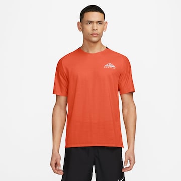 NIKE Performance Shirt 'SOLAR CHASE' in Orange: front