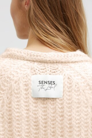 SENSES.THE LABEL Knit Cardigan in Beige