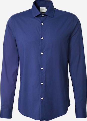 Calvin Klein Slim fit Ing - kék: elől