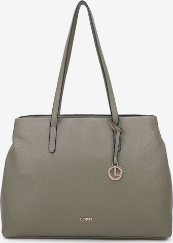 L.CREDI Shopper 'Polly' in Groen: voorkant