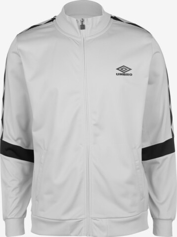 UMBRO Sportsweatjacke 'Diamond' in Grau: predná strana