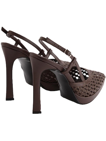 Limoya - Zapatos destalonado 'Silvie' en marrón