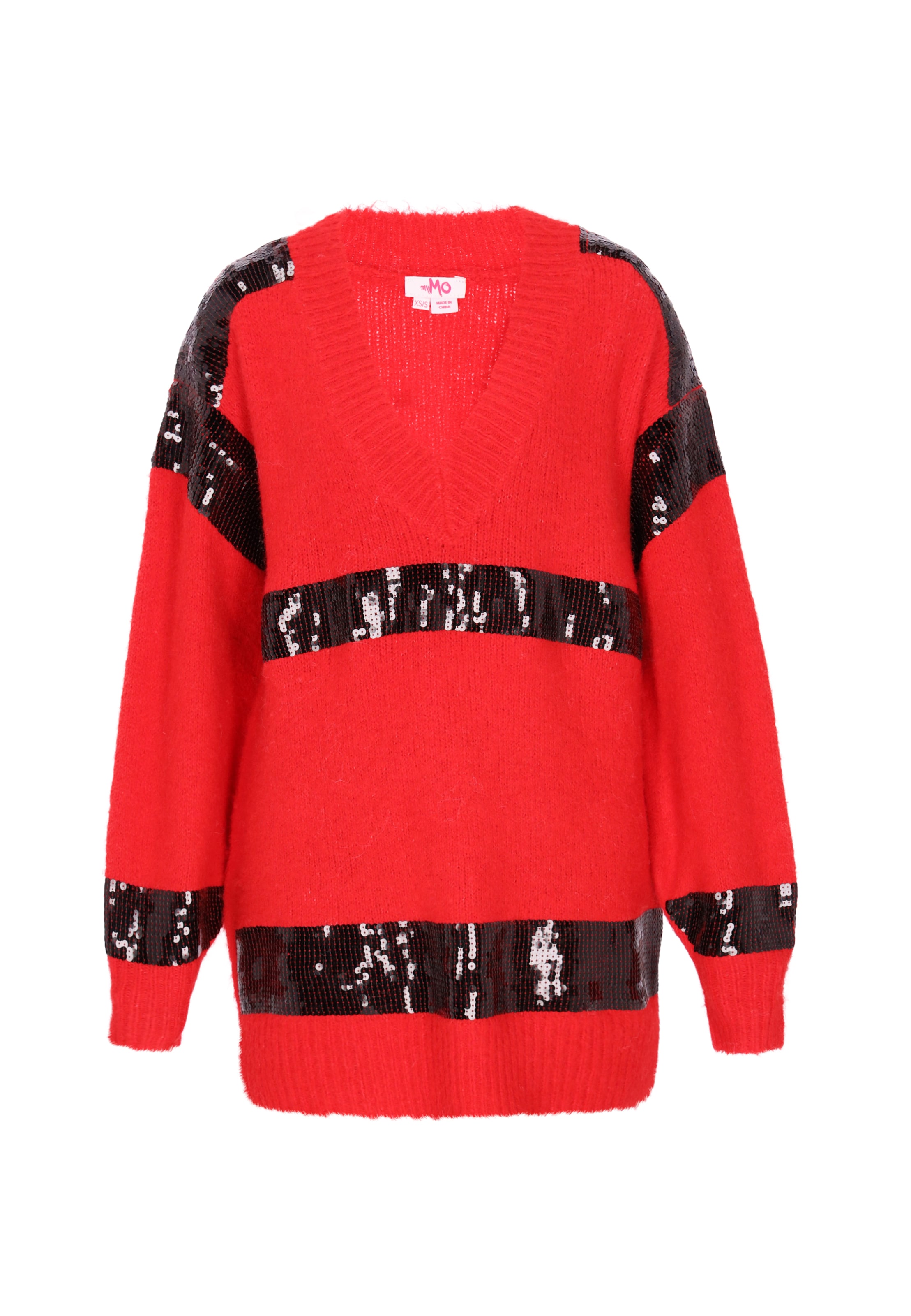 Pull-over MYMO en rouge : devant