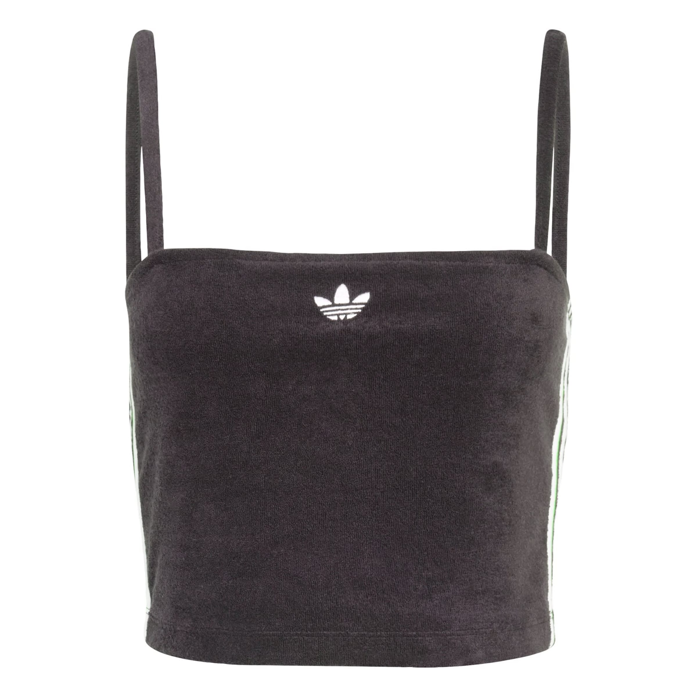 ADIDAS ORIGINALS - Top en negro: frente