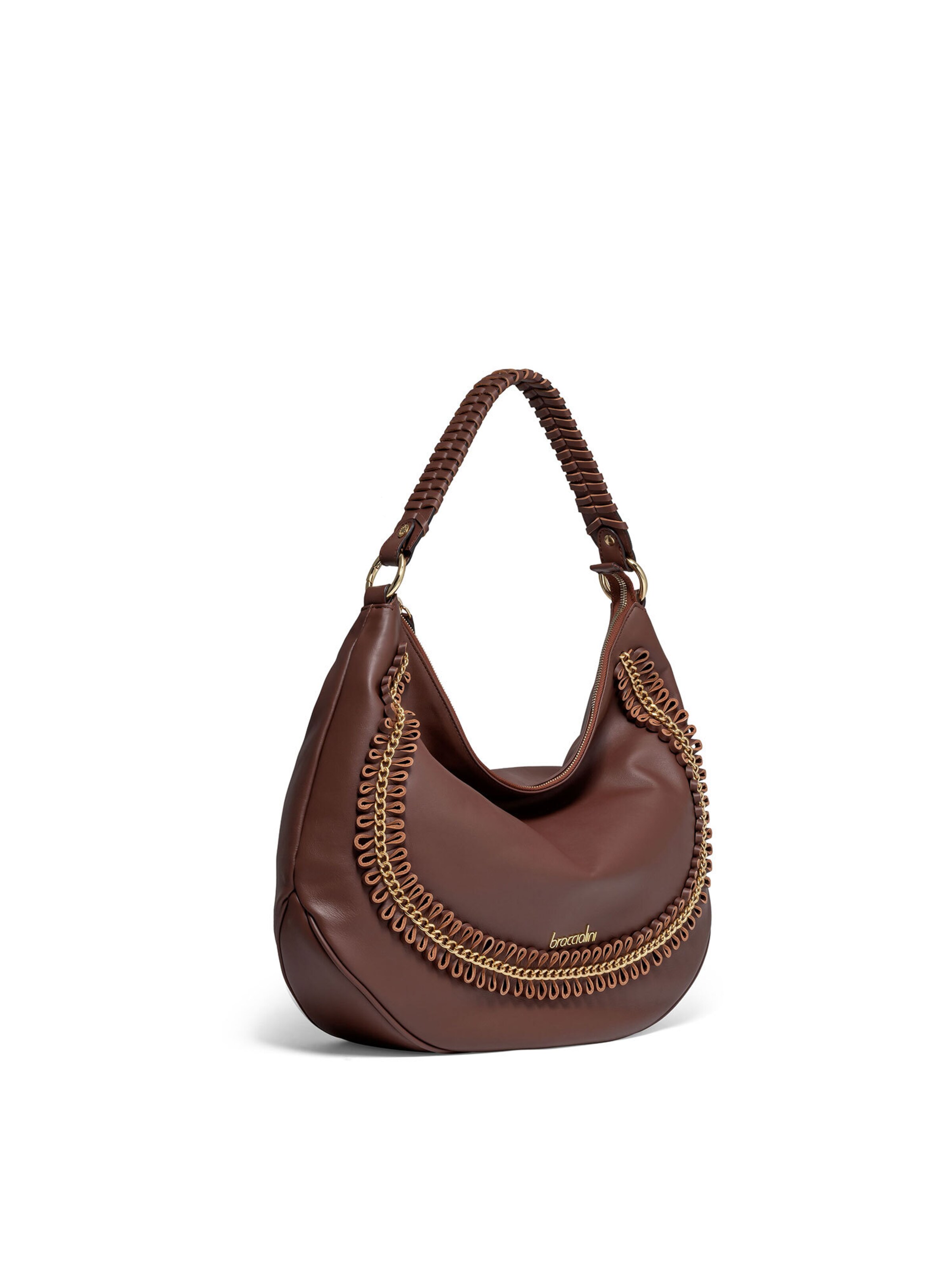 Braccialini Schultertasche in Braun: Vorderseite