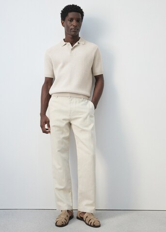 MANGO MAN Poloshirt 'Gang' in Weiß