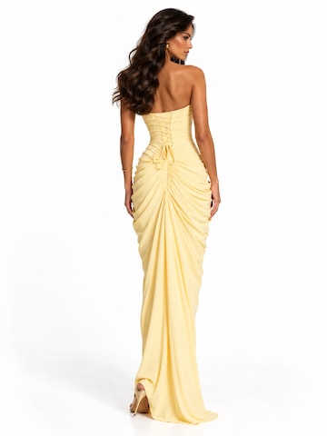 Cielie Evening Dress in Yellow