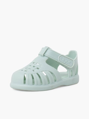 IGOR Beach & Pool Shoes in Green: front