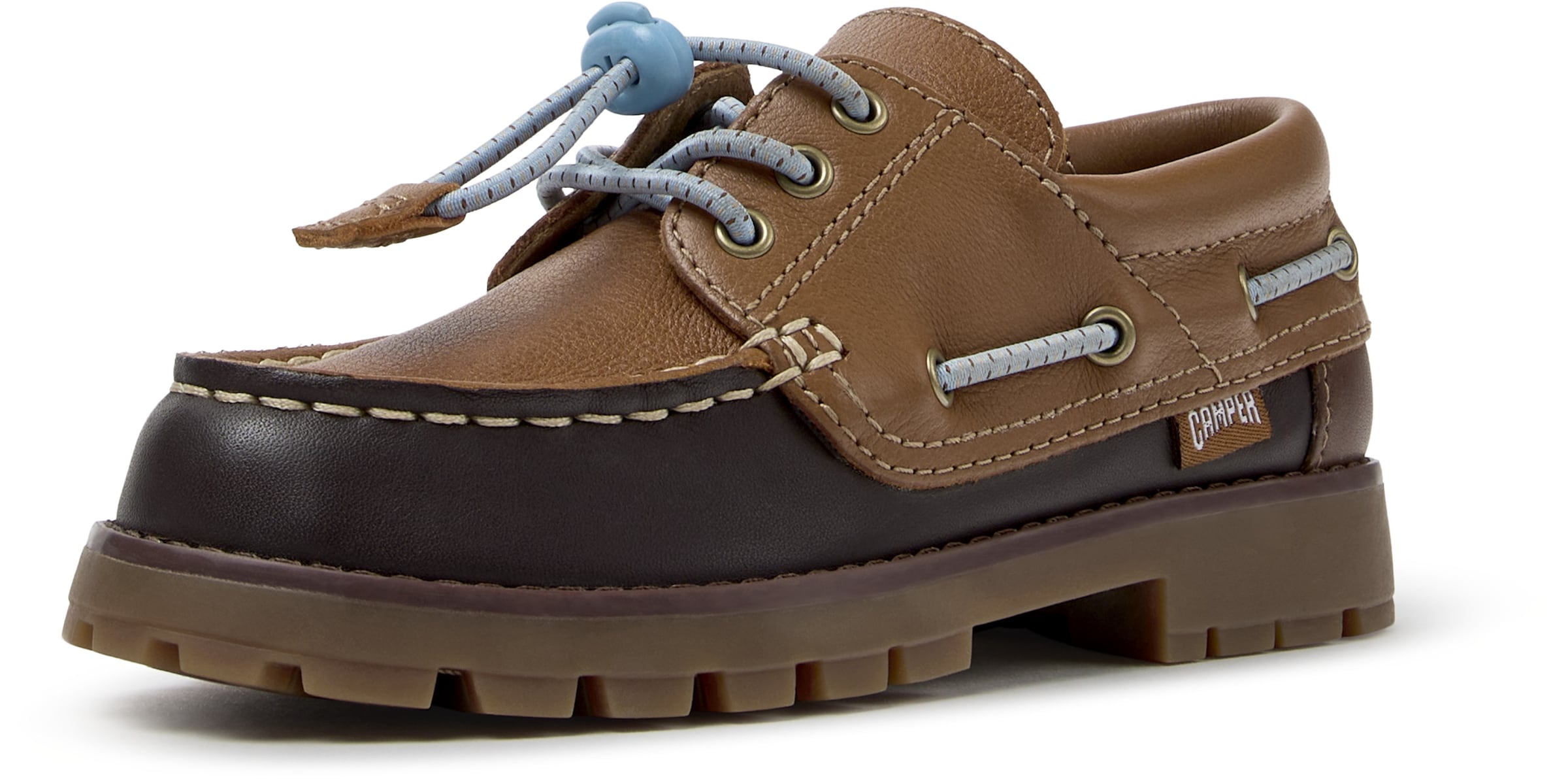 CAMPER Halbschuh 'Compas Twins' in Braun: Vorderseite