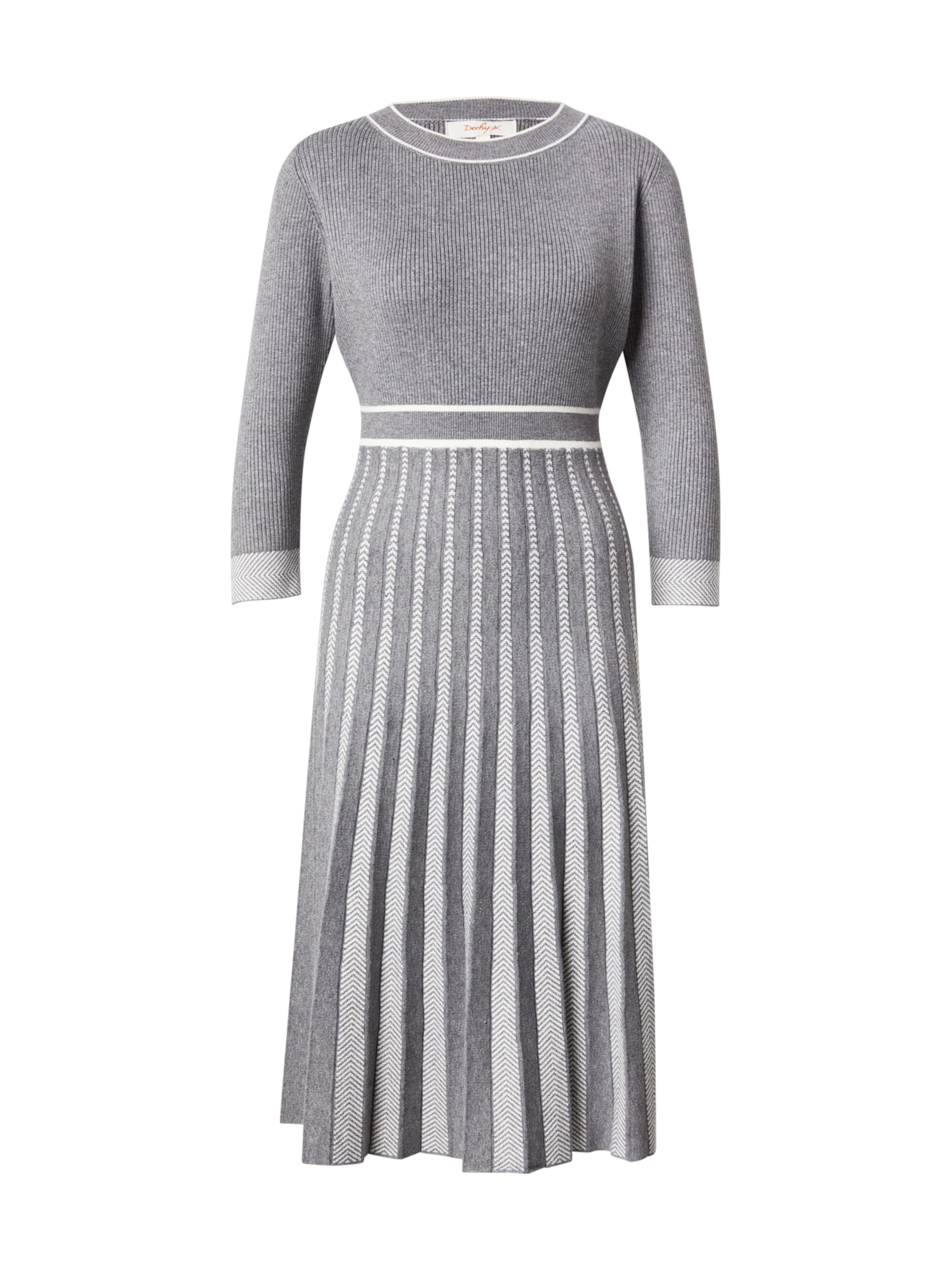 Rochie tricotat 'CARLINE' de la Derhy pe gri: față