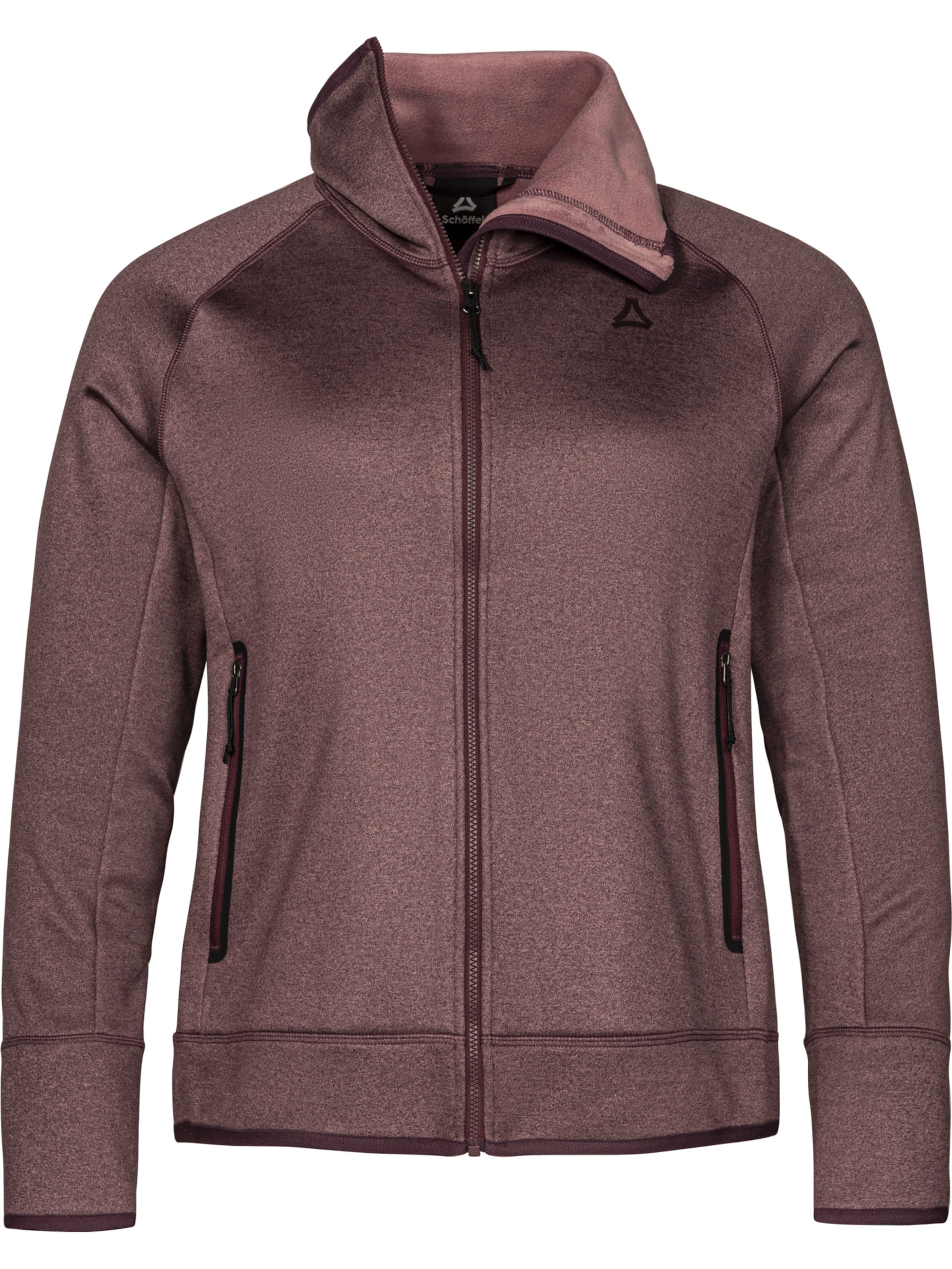 Schöffel Athletic fleece jacket in Purple: front