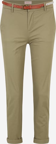 Coupe slim Pantalon chino 'BIANA' Only Petite en vert : devant