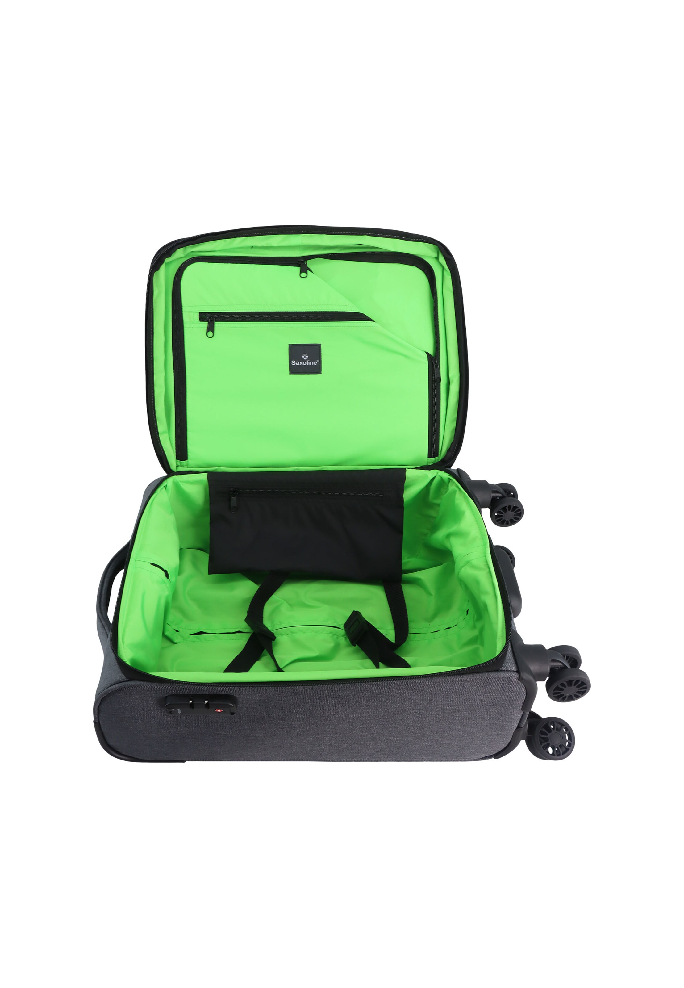 Saxoline Koffer in Grau