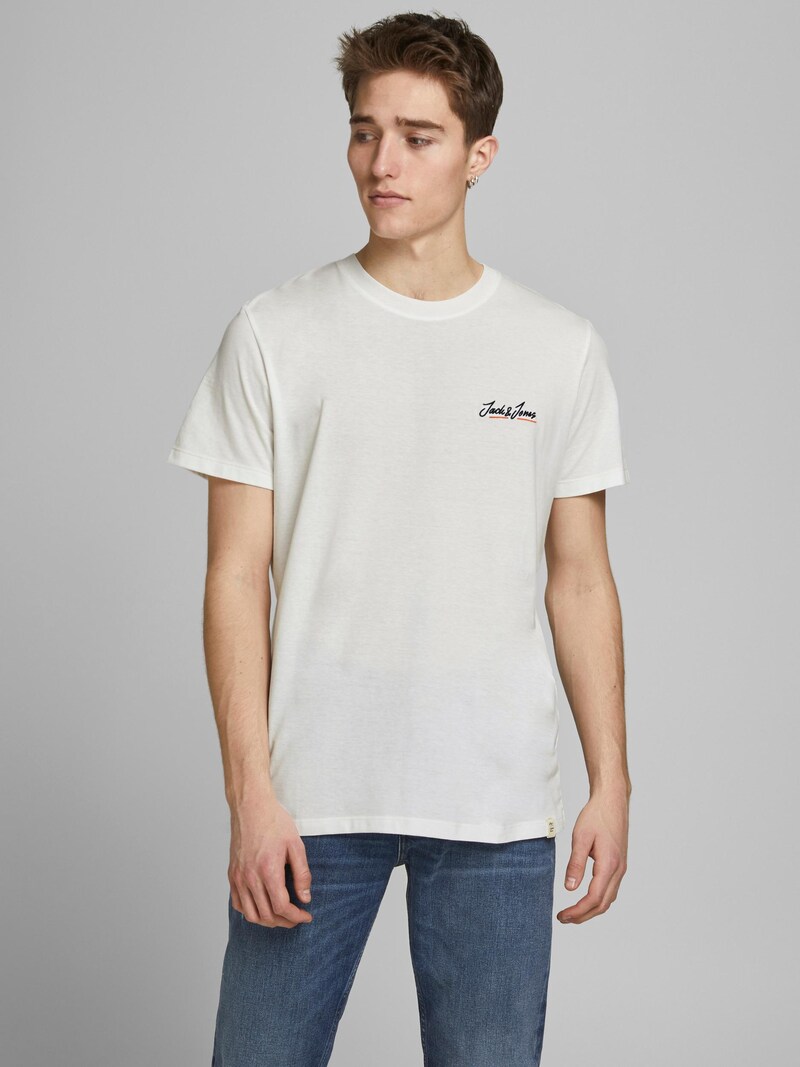 T-shirts JACK & JONES Classic t-shirts Natural White