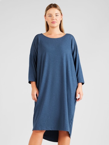 Robe 'NEW CARMA' ONLY Carmakoma en bleu : devant