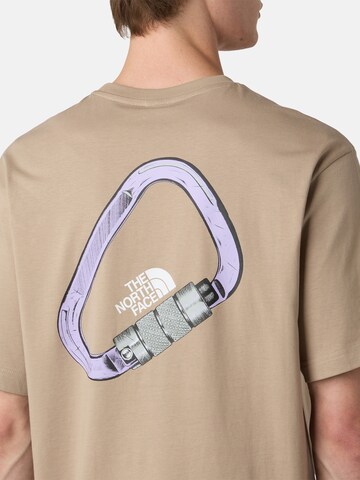 THE NORTH FACE Футболка 'Explore Carabiner' в Бежевый