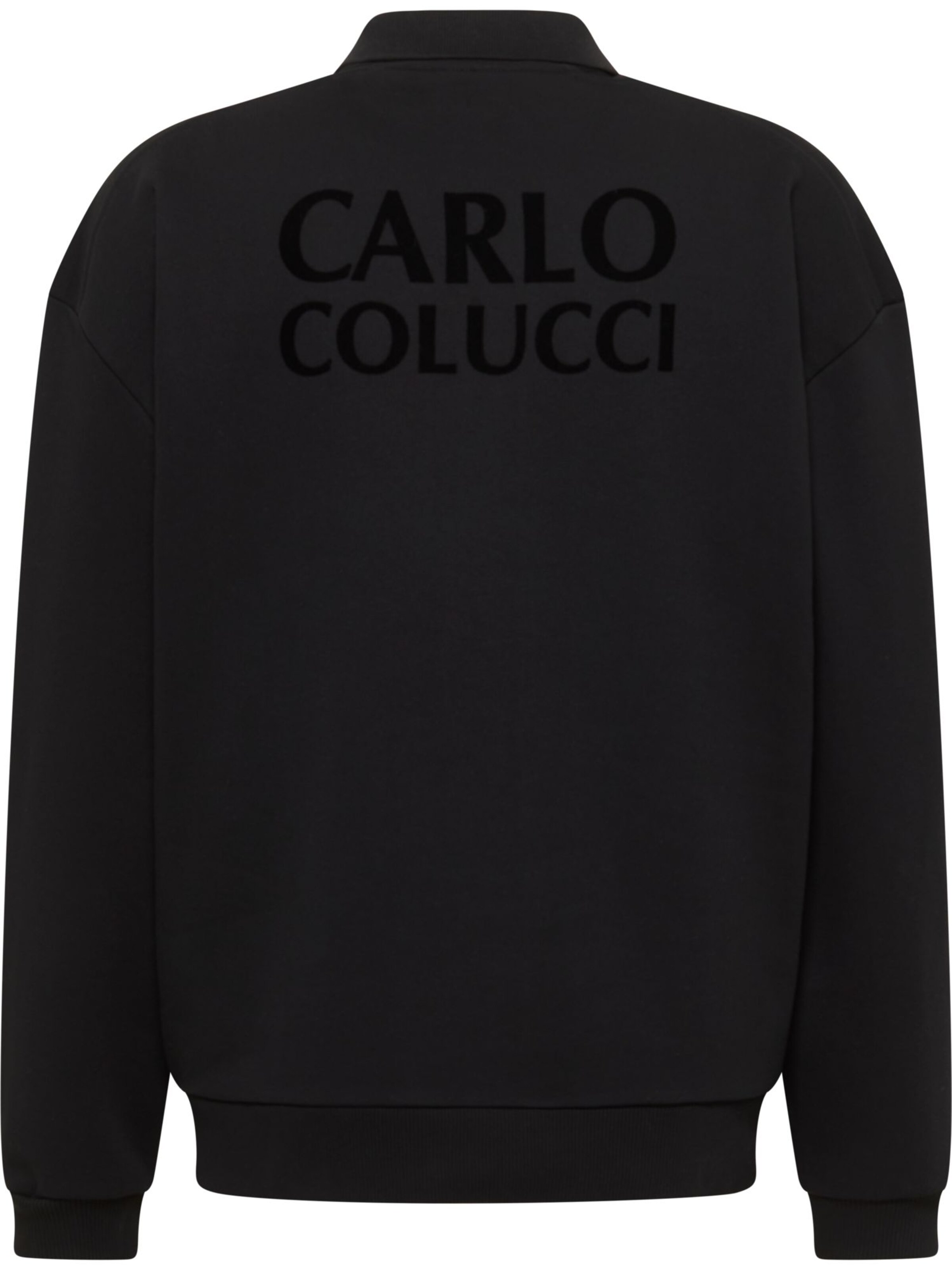 Carlo Colucci Sweatshirt 'Errani' in Black