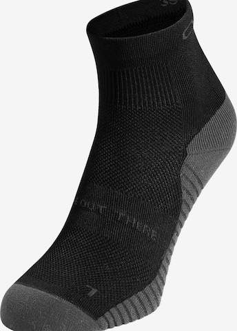 ODLO Sportsocken 'PERFORMANCE RUN' in Schwarz: Vorderseite