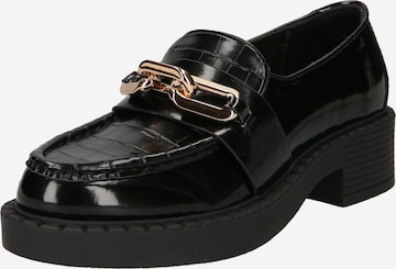 River Island - Sapato Slip-on 'CHAIN' em preto: frente