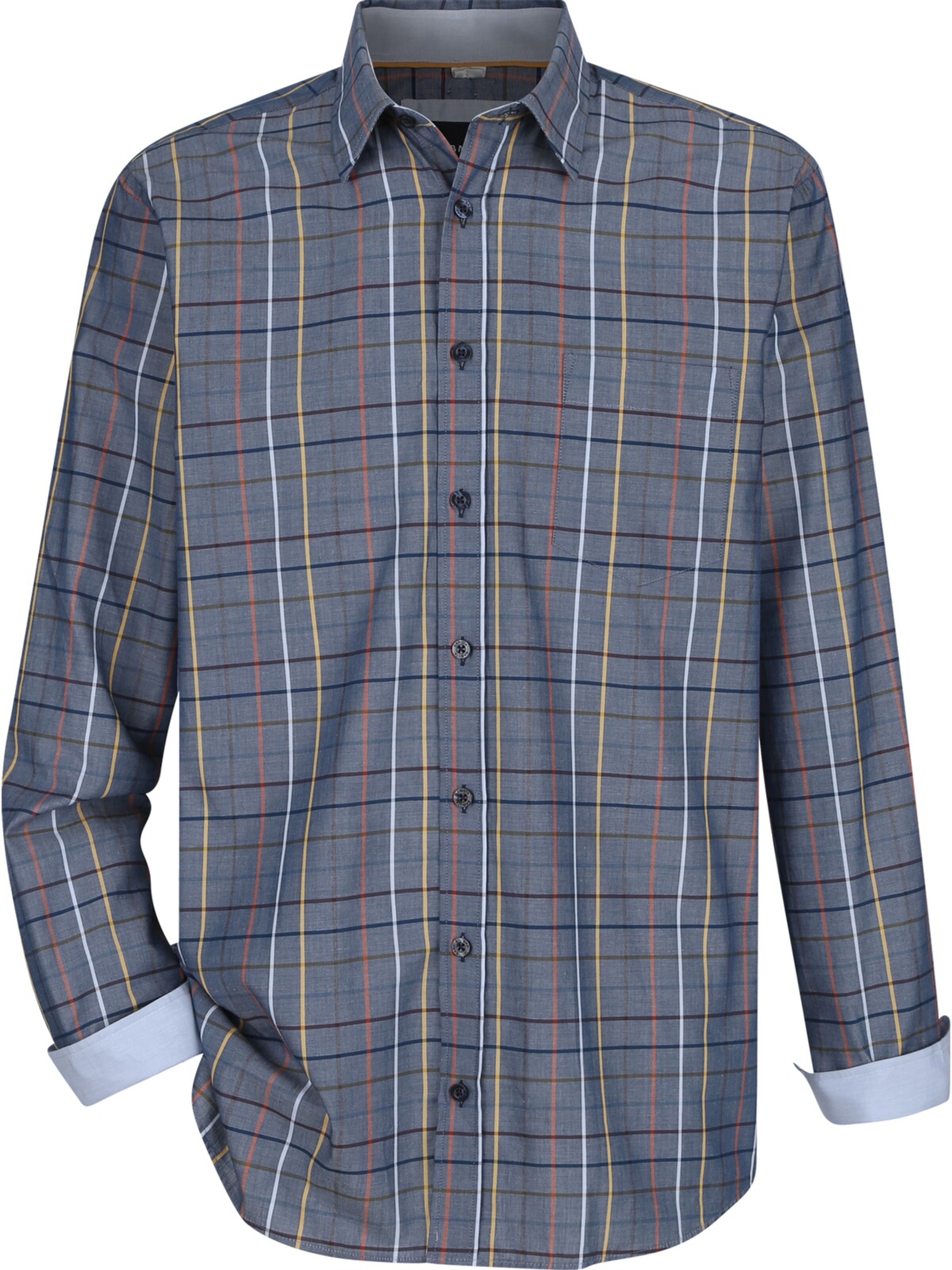 BABISTA Regular fit Button Up Shirt ' Milanvetta ' in Blue: front
