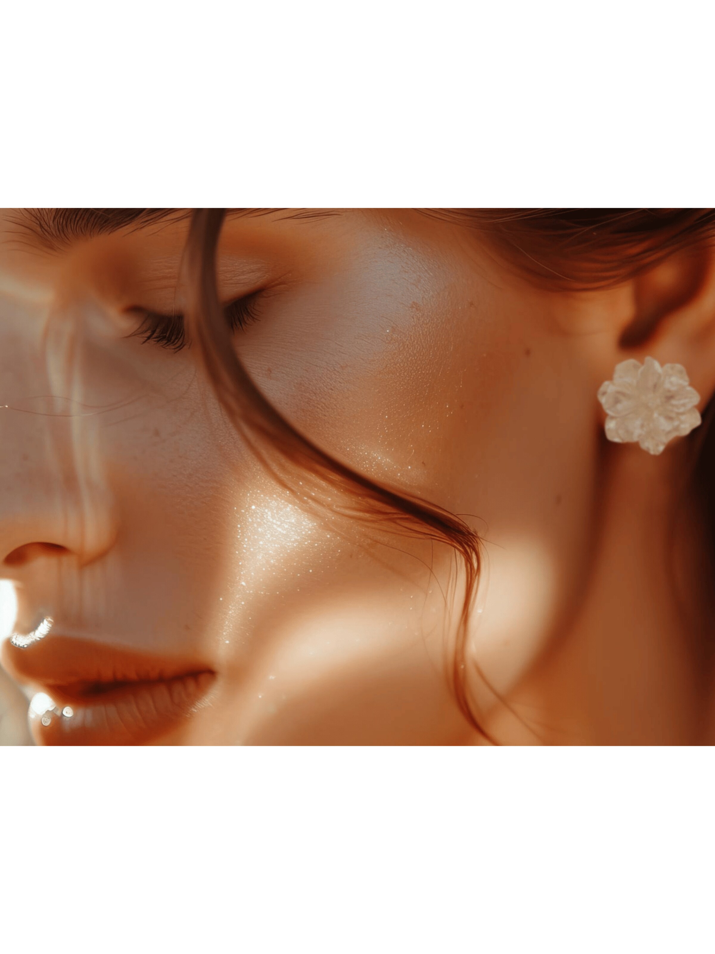 ARS-ARGENTI Earrings 'DIRTY DAISY' in White