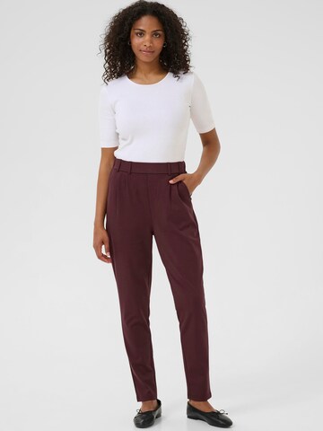 Regular Pantalon à pince 'KAJenny' Kaffe en rouge