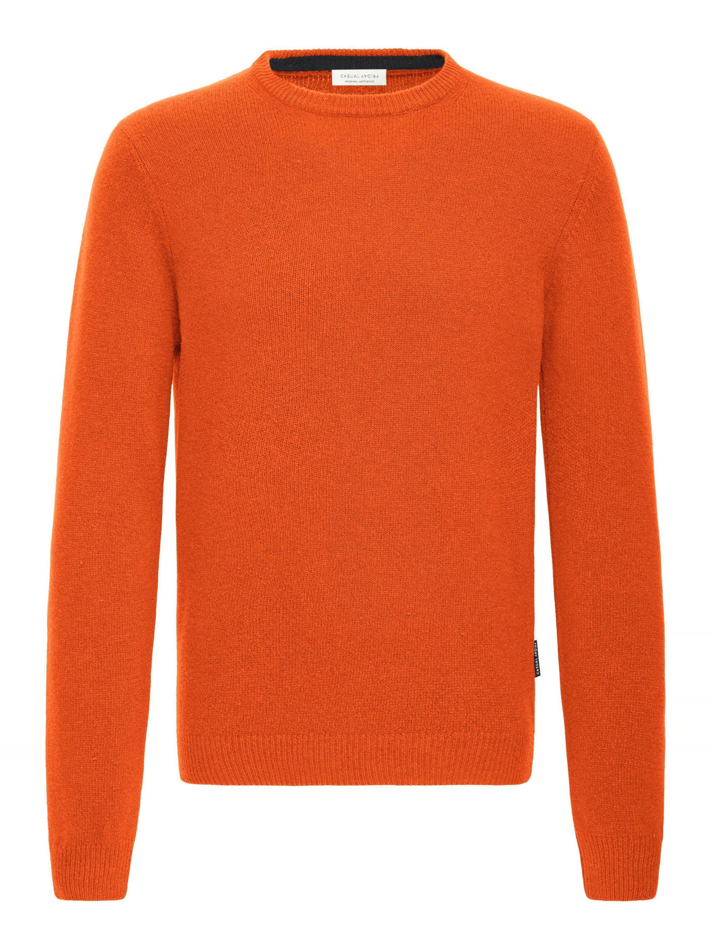 Casual Friday - Jersey ' CFKarl ' en naranja: frente