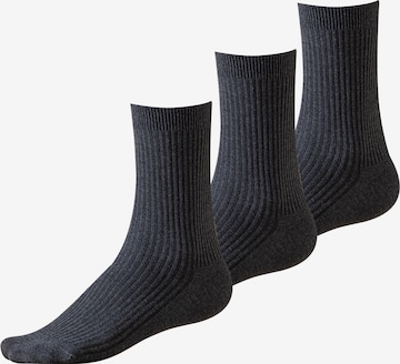 Millo Socks 'Cosy Steps' in Grey: front