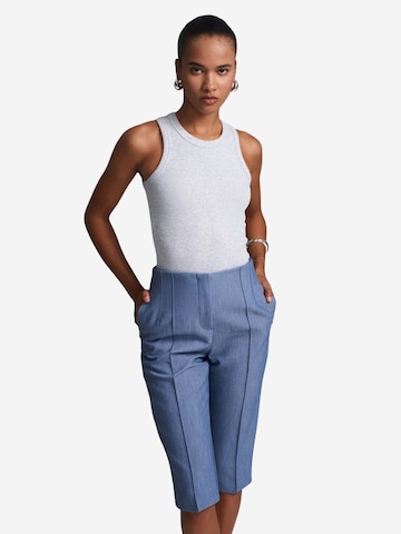Slimfit Pantaloni con piega frontale 'Shorts' di Dilvin in blu
