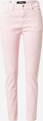 REPLAY Skinny Jeans 'MARTY' in Pink: front