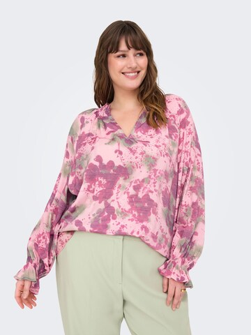 ONLY Carmakoma - Blusa 'CARPensa' en rosa