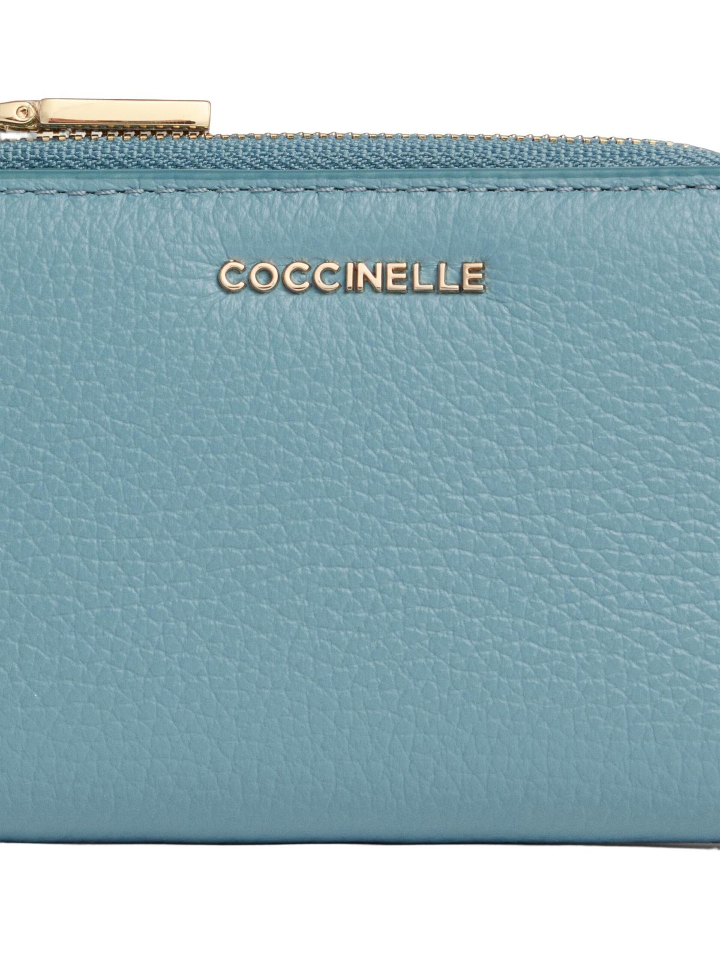 Portamonete 'COCCINELLE METALLIC 5' di Coccinelle in blu