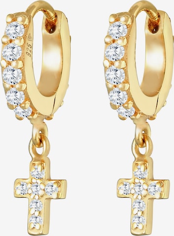 Boucles d'oreilles ELLI en or : devant