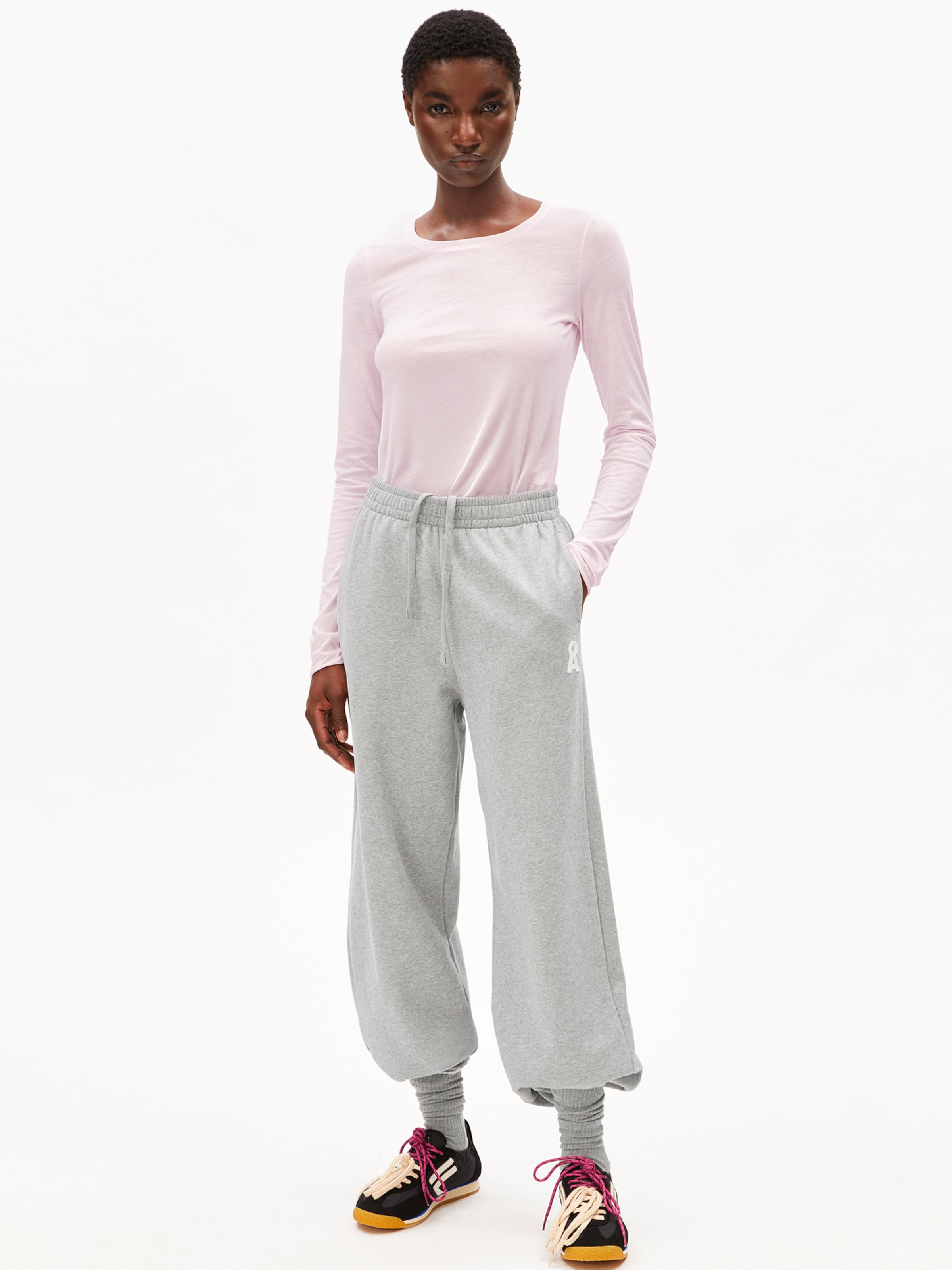 ARMEDANGELS Shirt in Roze: voorkant