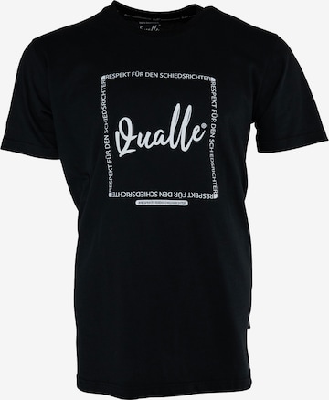 Qualle Shirt 'Gameplay Respekt' in Black: front